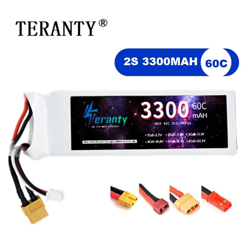 Rc Hobby Grade - 2S 7.4V LiPo Pil 3300mAh 60C