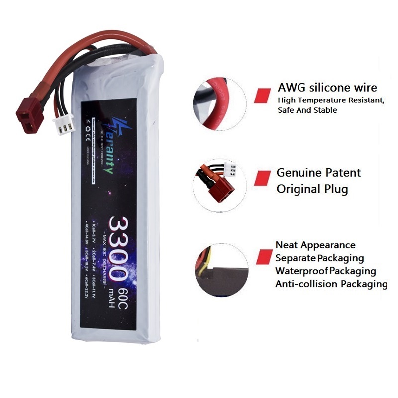 2S 7.4V LiPo Pil 3300mAh 60C A - Rc Hobby Grade incelemesi ve fiyatı