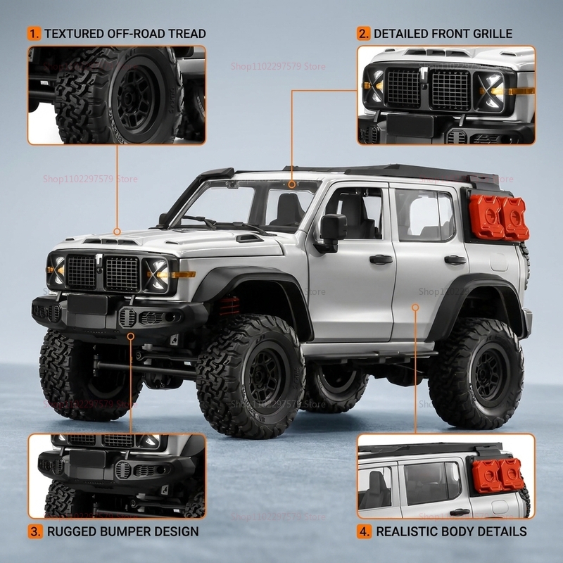 MN300 1:12 Ölçekli 4WD RC Kaya - Rc Hobby Models incelemesi ve fiyatı
