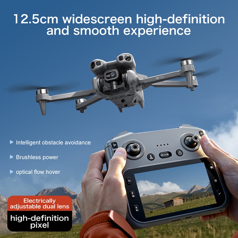 GT50 Mini Drone Çift Kamera 8K - Rc Hobby China incelemesi ve fiyatı